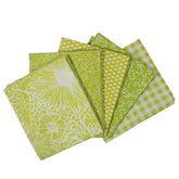 Craft Cotton Co. 100% Cotton  Green Blender Cotton Fat Quarters 45x55cm Wide Digital Bundle for Crafting, Sewing, Quilting, Home Decor-(3685)